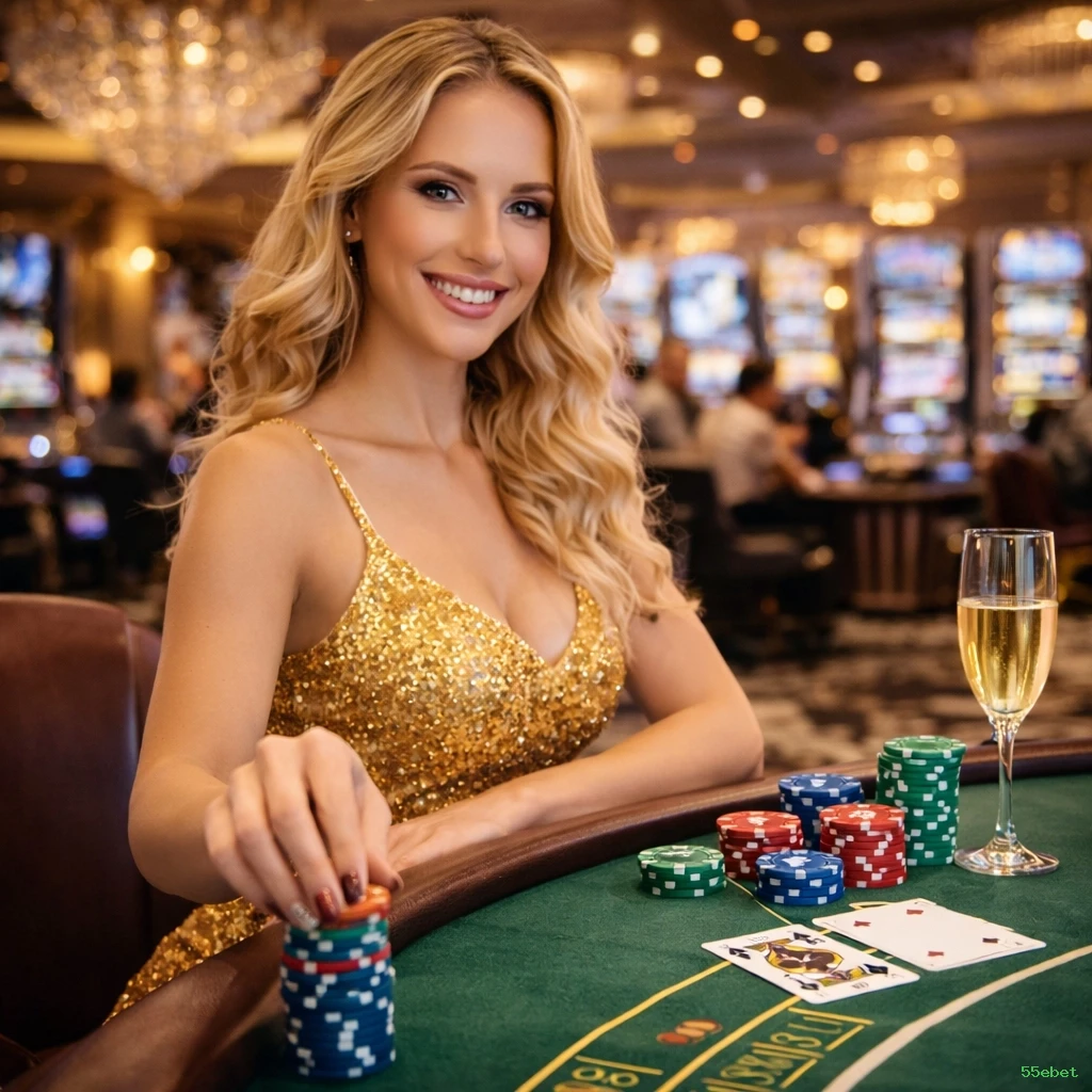 Streaming 4K no cassino ao vivo da 55ebet